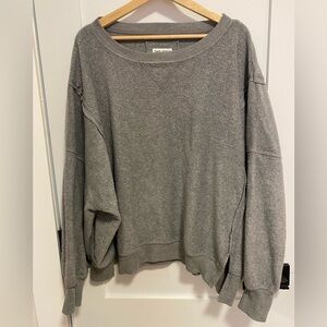 American Eagle Big Hug Fuzzy Crewneck - Sz M
